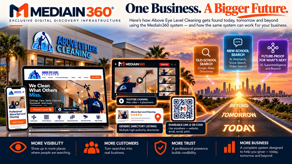 AI search and local findability: how the example business is designed to be found today and tomorrow across traditional search, AI and voice search, and future discovery channels.